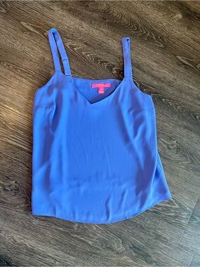 Lilly Pulitzer Periwinkle Blue V-Neck Cami Tank